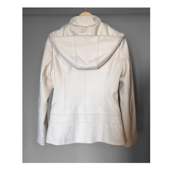 Boho La Chateau Wool Mark Blend Peacoat - Off White (Size Small) - Picture 2 of 6